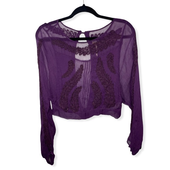 Free people mesh blouse - Picture 1 of 9